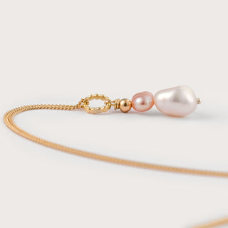 Double freshwater pearl necklace