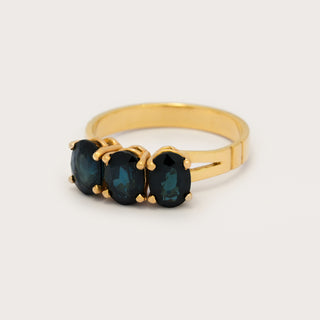 Triple sapphire ring