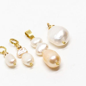 Double freshwater pearl necklace
