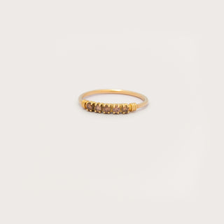 Five stone cable ring