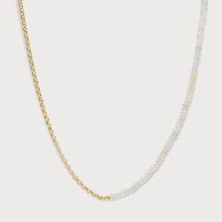 Beryl chain necklace
