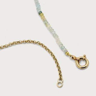 Beryl chain necklace