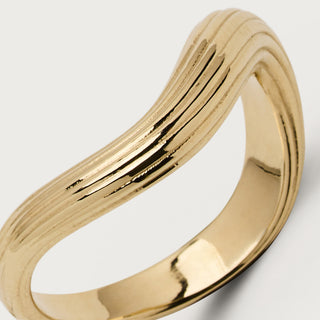 Wave ring groove