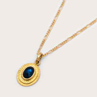 Sapphire stella necklace