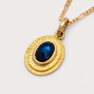 Sapphire stella necklace