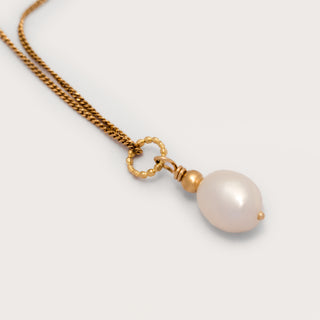 Single freshwater pearl necklace