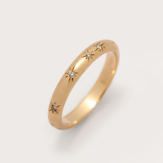 Starry diamond band