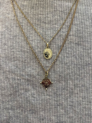 Stella initial necklace