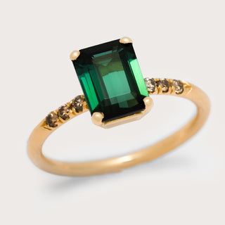 Viv square tourmaline