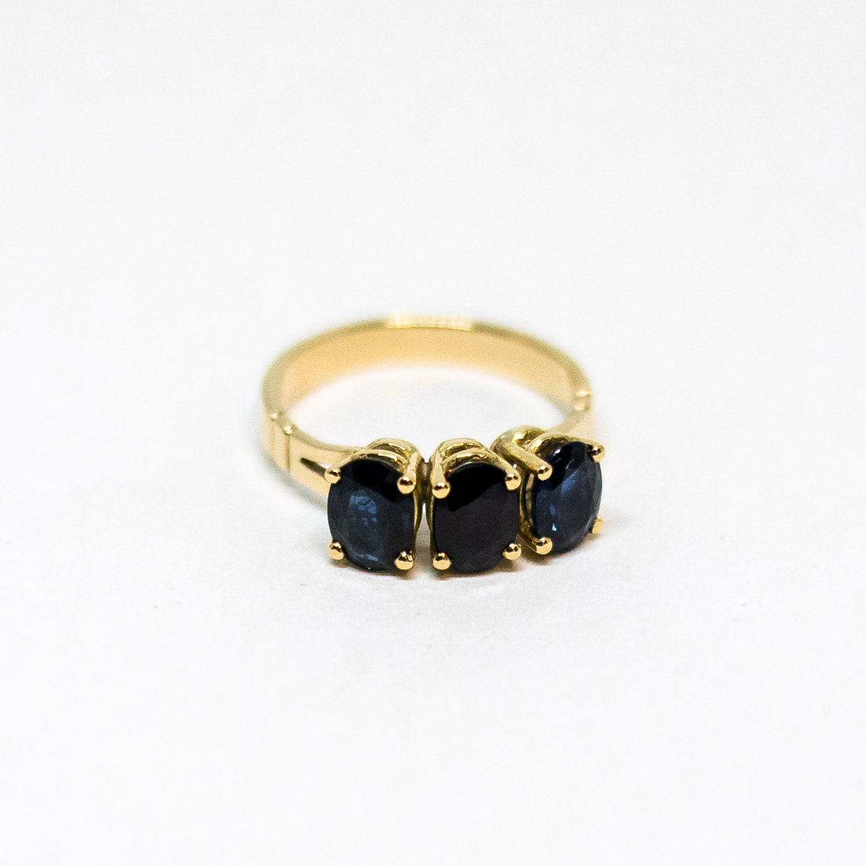Triple sapphire ring