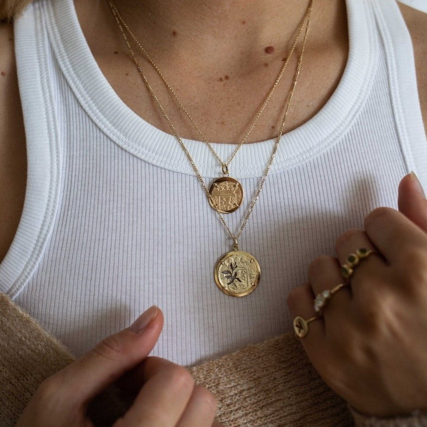 Vintage coin necklace