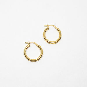 14ct gold hoops